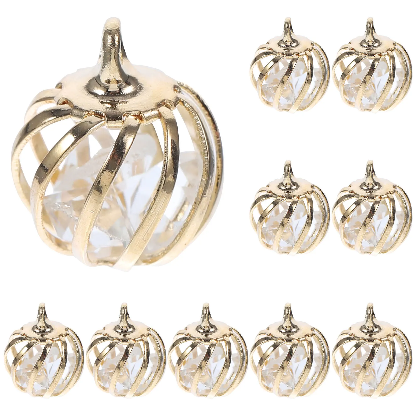 

10Pcs Metal Alloy Pendant DIY Charms Mini Bead Jewelry Making Hanging Necklace Keychain Bag Accessories Supplies