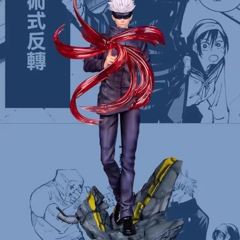 

28cm Anime Cartoon Jujutsu Kaisen Gojo Satoru Kids Toys Pvc Model Statue Collection Brinquedos Action Figure Birthday Toys Gift