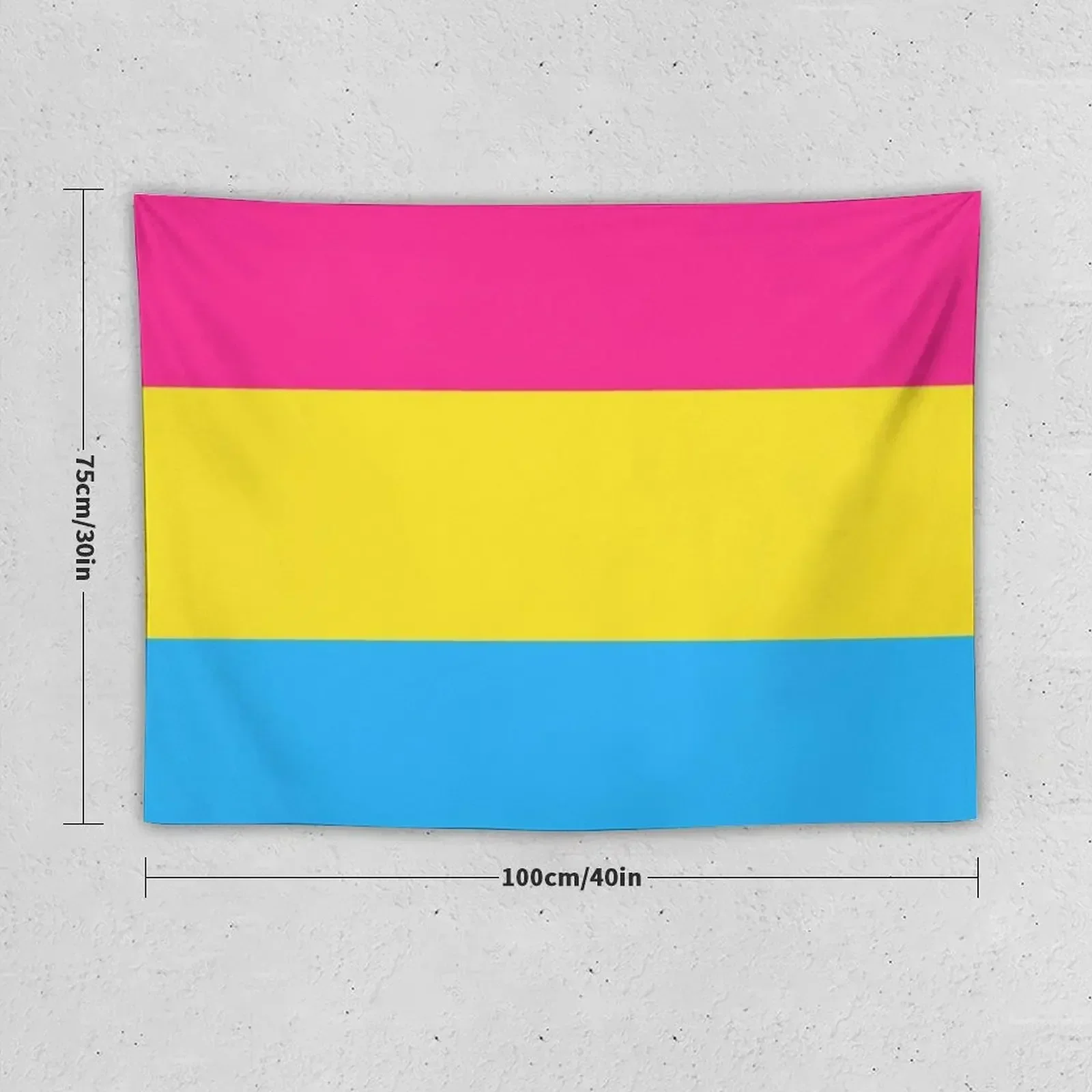 Pansexual Pride Flag LGBTQ Tapestry Wall Carpet Decoration Aesthetic Home Decoration Tapestry