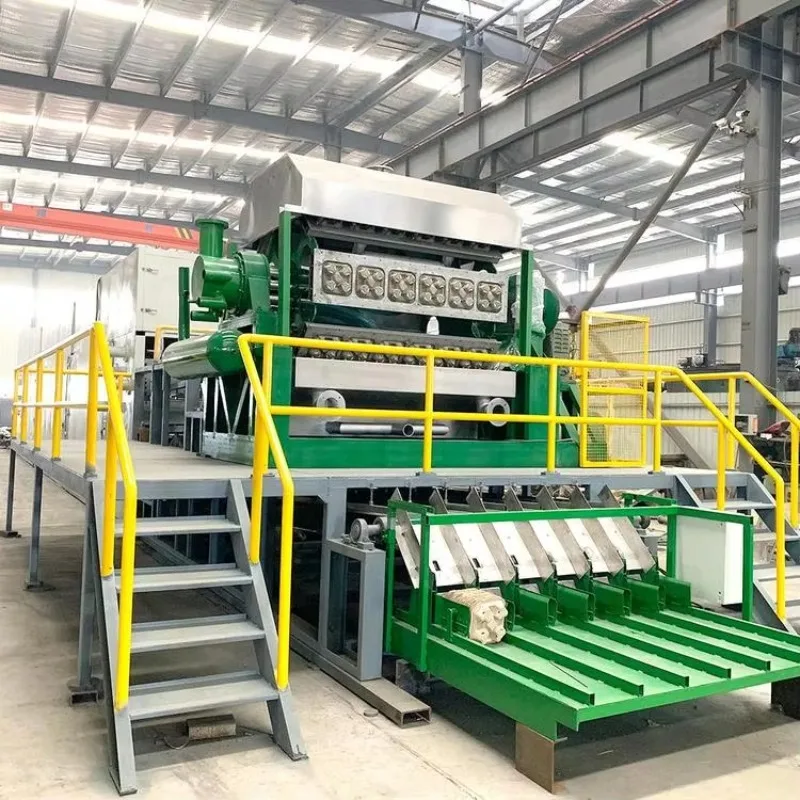 3000Pcs/h Egg Carton Making Machine Full Automatic Pulp Molding Production Line Energy Saving For Packaging Industry Customized