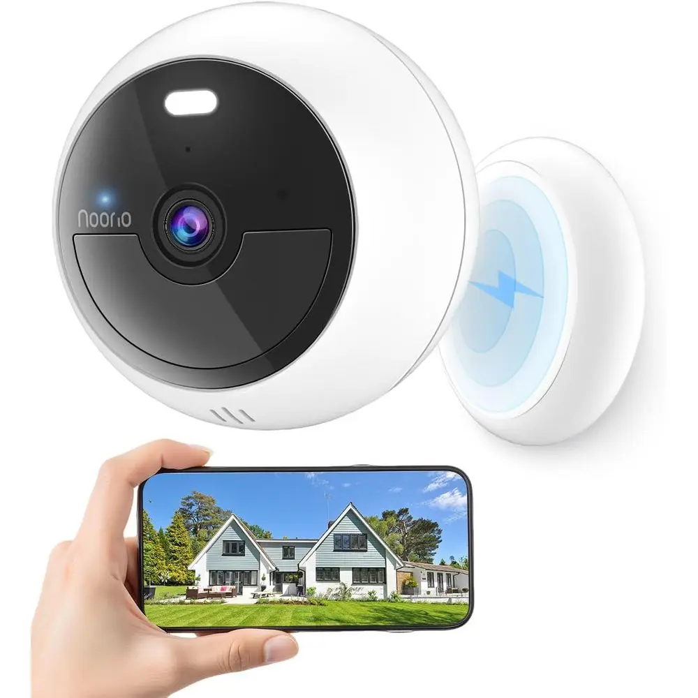 

Wireless 2K HD Indoor/Outdoor Security Camera with Smart Motion Detection and Local Storage, Suitable for Home and Pets