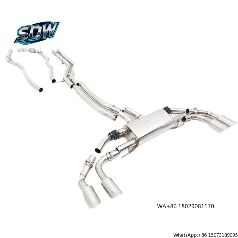 

Premium Valved Catback Exhaust System for A3 A5 A6 A7 S3 S5 RS3 RS5 Q3 Q5 Q7 TT TTRS Stainless Steel Upgrade
