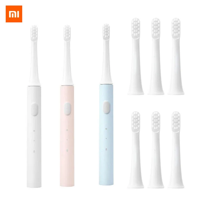 Xiaomi Mijia T100 Sonic Electric Toothbrush Mi Smart Tooth Brush Colorful USB Rechargeable IPX7 Waterproof For Toothbrushes head