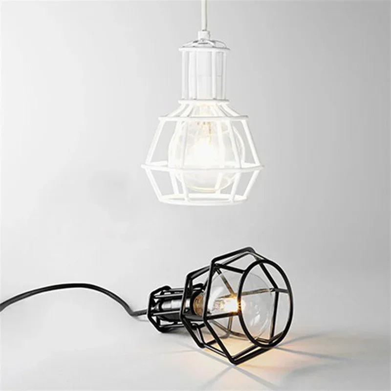 Free shipping American loft vintage lamp personality balcony wrought iron pendant lights + 100cm wire edison pendant lamp