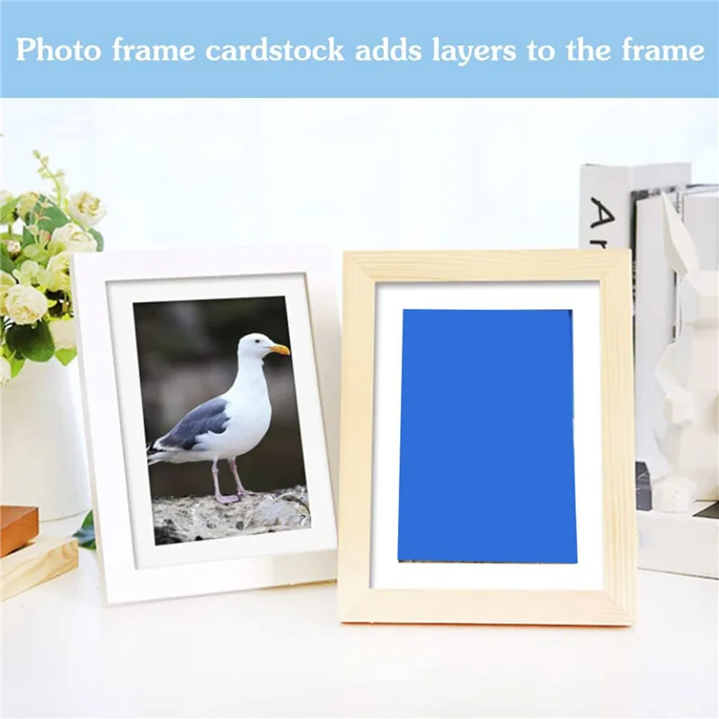 A3 Mount Picture Frame Mounts 50 PCS Picture Photo Mounts Frame Mats White Photo Mounts For Picture Posters Display-AT64