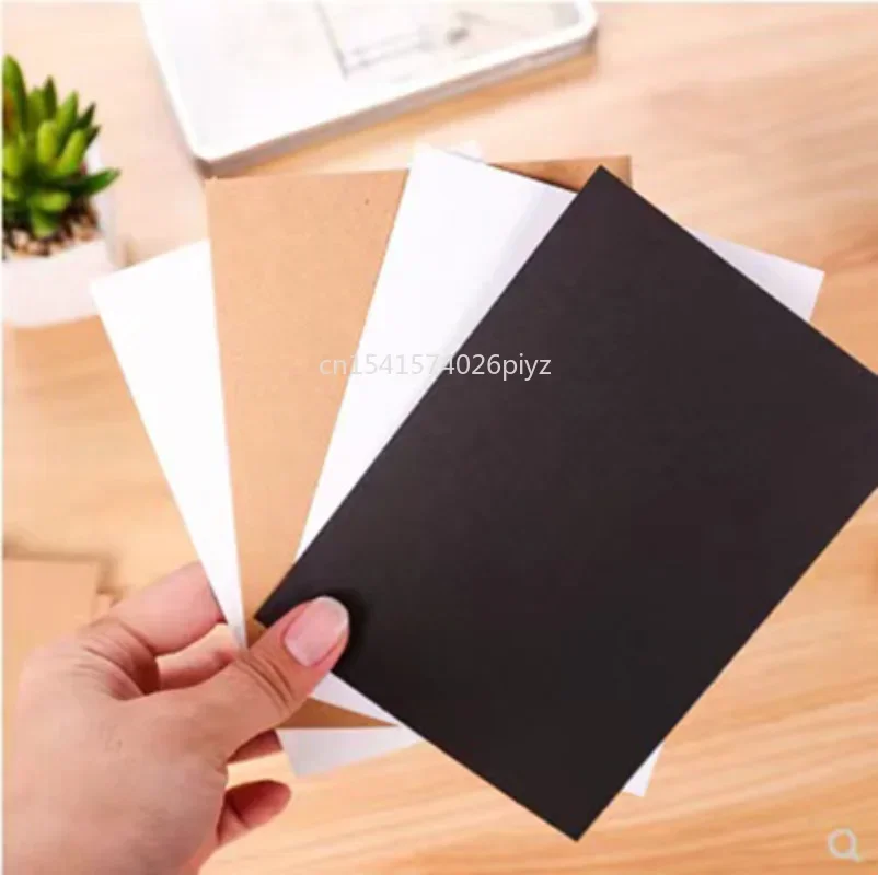 10pcs Blank Greeting Card Kraft Paper Postcard Vintage Blank Diy Hand Painted Graffiti Message Postcard Label Paper Tag Card