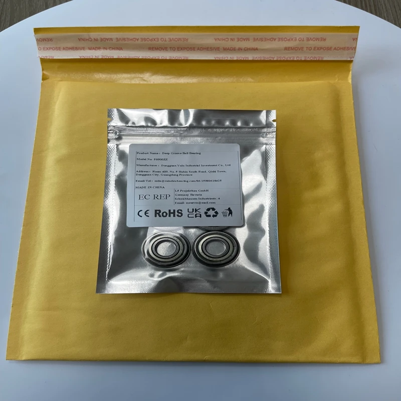 10PCS F6900ZZ 10X22X6 mm Bearing Flange Bearing F6900-2Z Deep Groove Ball Bearings