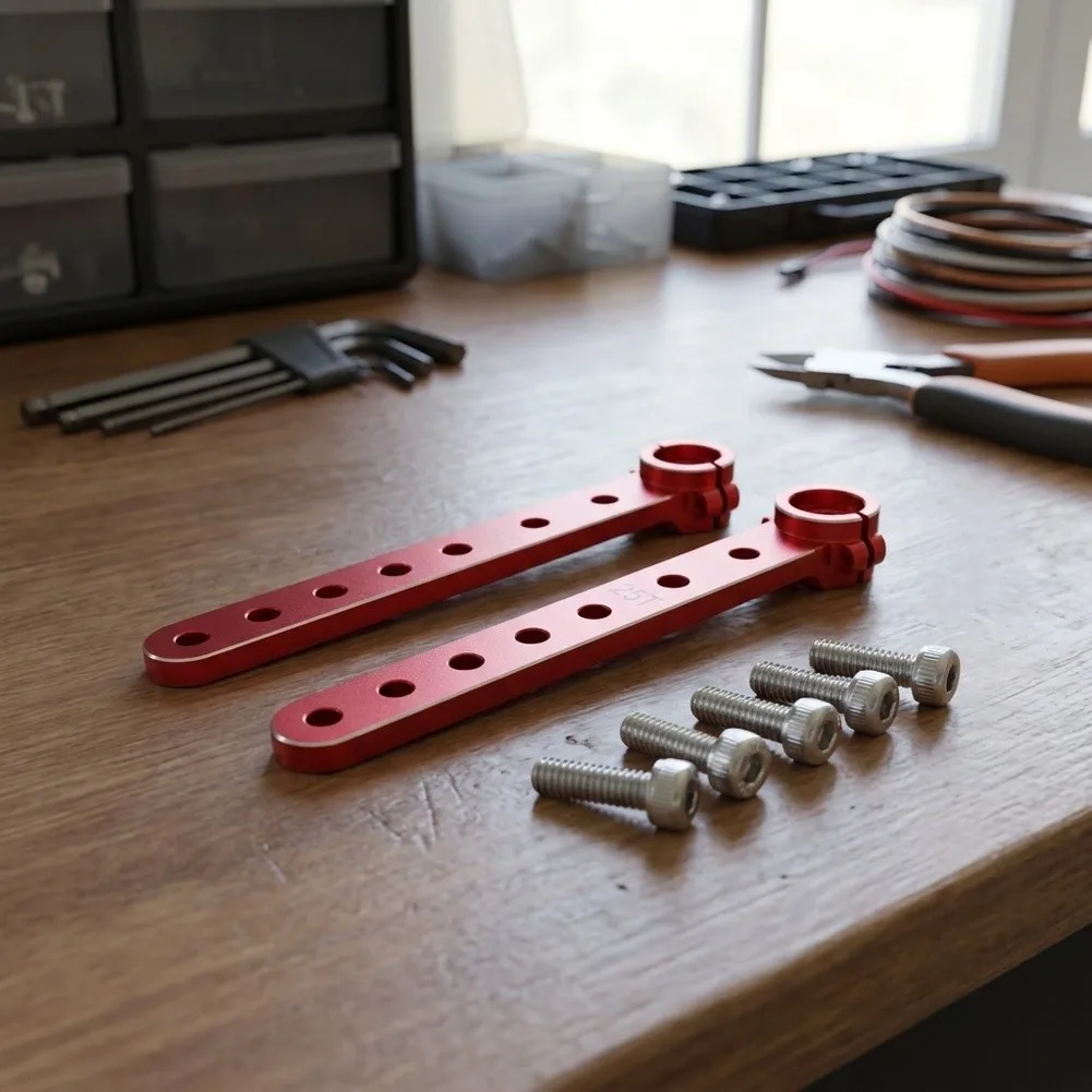 25T Metallic Arms for Fixed Wing For RC AiFor RCraft For Ultra Long Design Alloy Construction Reliable Set of 2