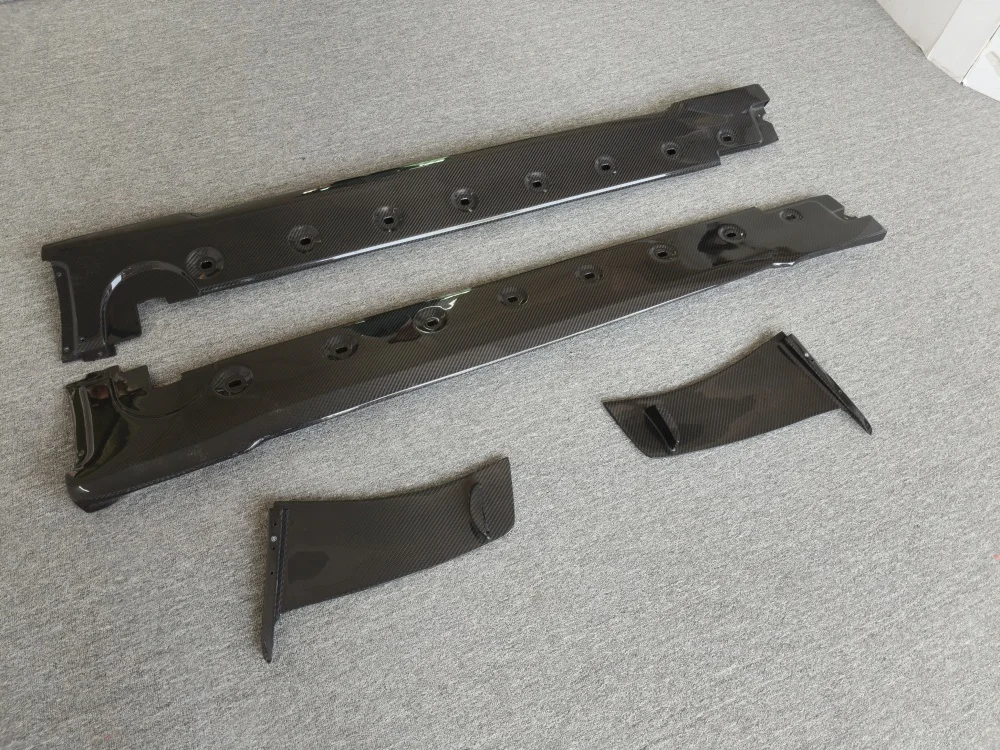 

For Porsche 992 911 Retrofit Upgrade GT3RS Model Dry Carbon Fiber Rear Skirt Body Kit
