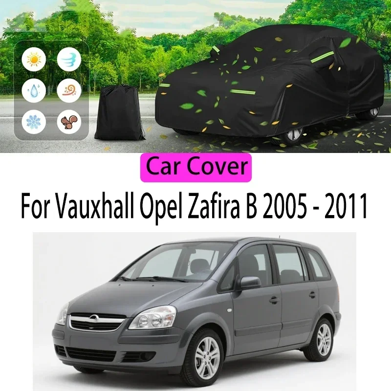 

For Vauxhall Opel Zafira B Car Cover Protection Sunscreen Heat Insulation Dust Resistant Scratch Car Exterior Accessories