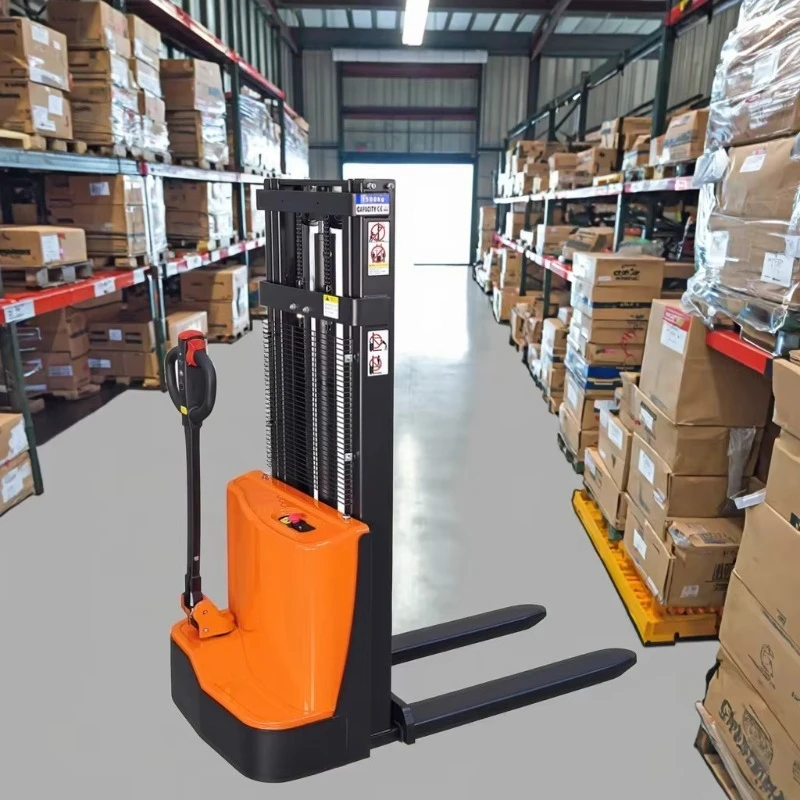 CE Certification Hot Selling 1.5T 3.5m Electric Walkie Stacker Electric Automatic Elevator Electric Stacker Pallet Stacker