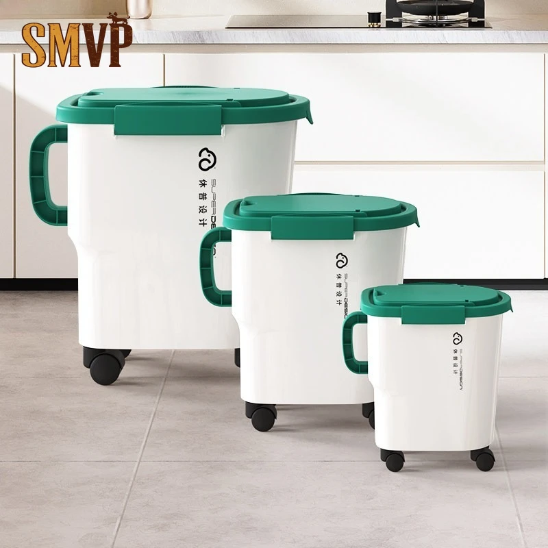 

10L20L30L Large Capacity Pet Sealed Antibacterial Moisture Proof and Insect Proof Grain Storage Barrel Pet Supplies