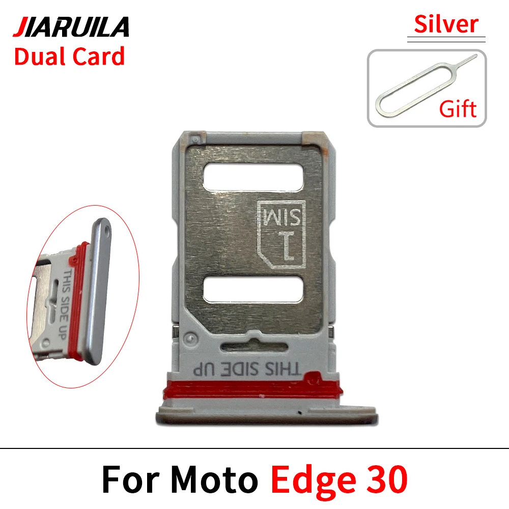 SIM Card Adapter Drawer For Moto Edge 20 Lite 30 Neo Pro Sim Card Reader Holder SIM Card Tray Holder Slot