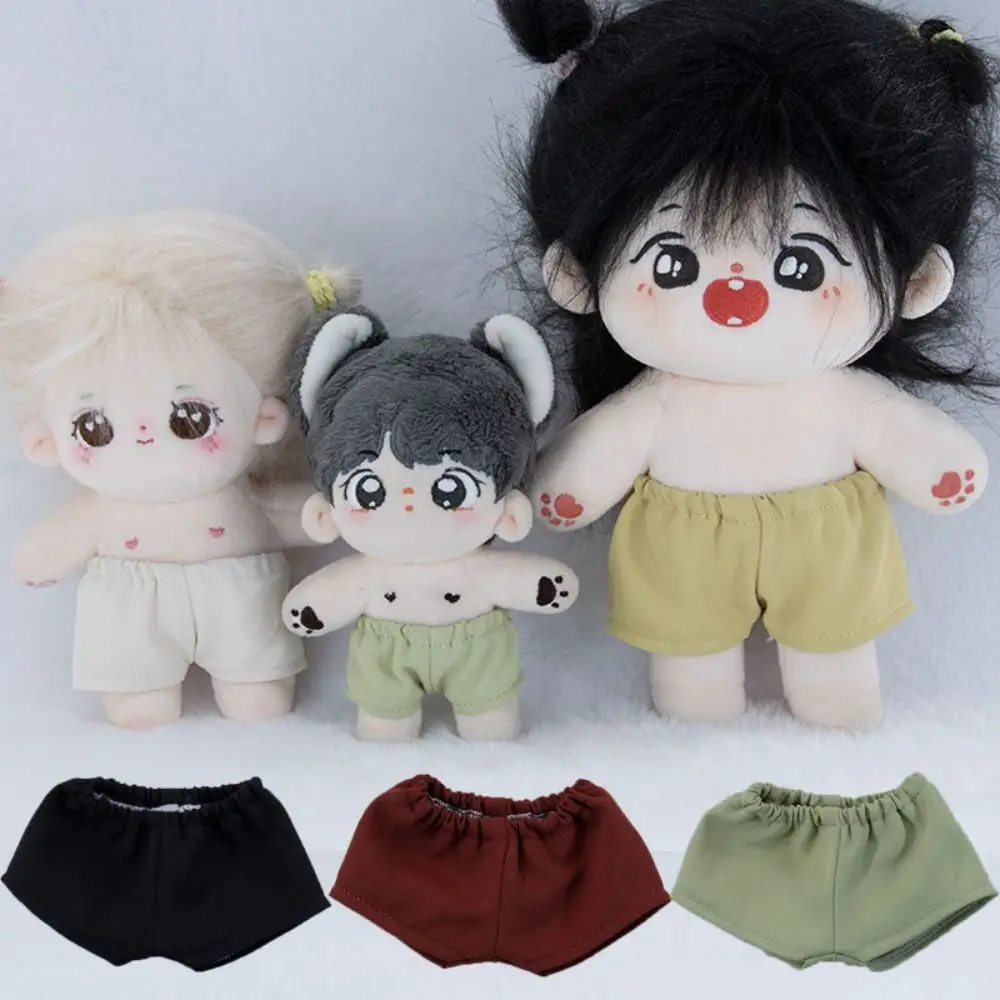 Cute Shorts Handmade Casual Shorts For 10cm Cotton Dolls Trousers Doll Sports Clothes For 1/11 1/12 OB11 Dolls Doll Accessories