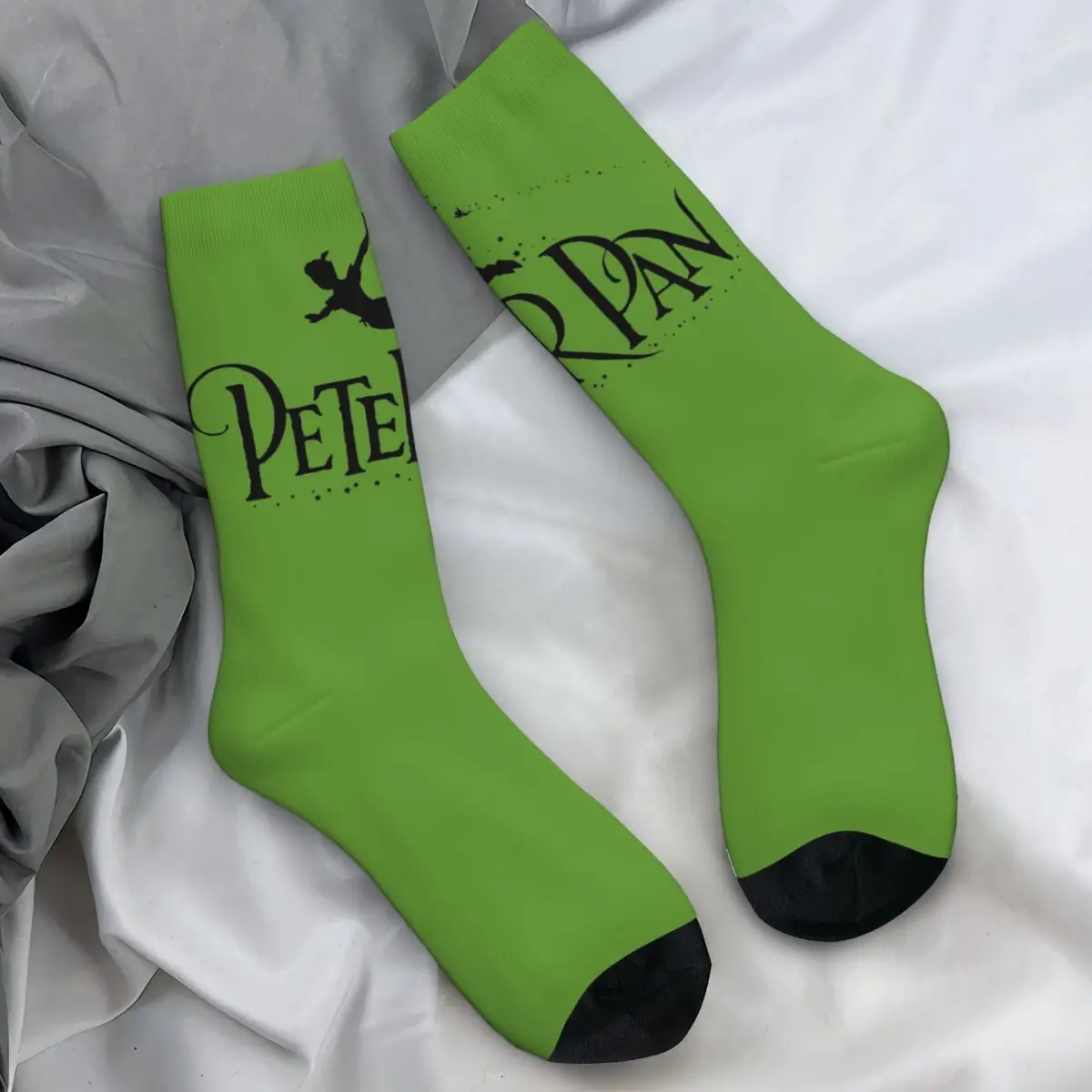 Couple Socks Peter Pan logo Stockings Spring Modern Breathable Socks Graphic Outdoor Anti Sweat Socks