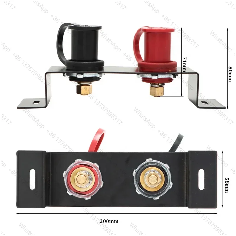 Battery Jump Post Starter Terminal Relocation Remote Battery Terminals Charging Tool Battery Relocation Kit for Rv Truck