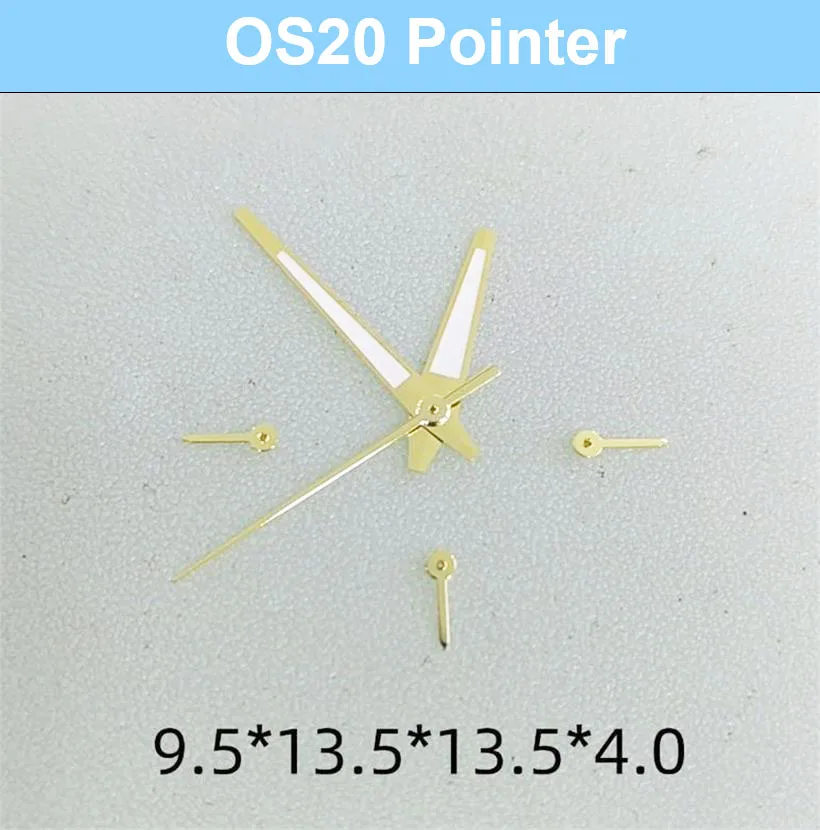 

Стрелки для часов с механизмом OS10, кварцевый механизм OS20, мужские часовые стрелки (часовая, минутная, секундная), шестиконтактные, аксессуары для часов