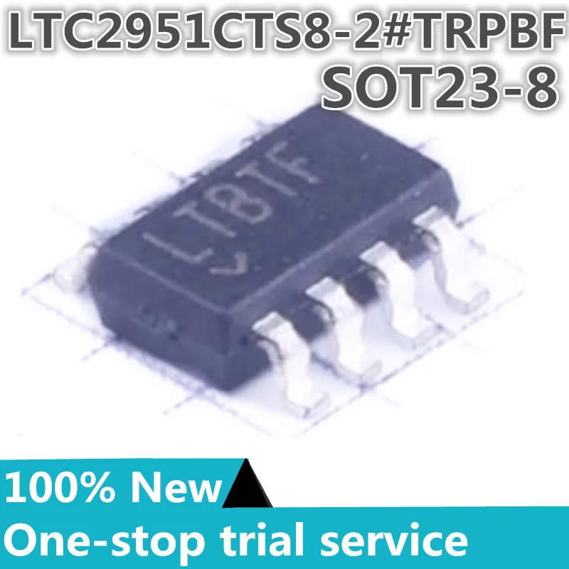 

2-100pcs %New original LTC2951CTS8-2#PBF LTC2951CTS8-2#TRPBF TSOT-23-8 Silk screen LTBTF monitoring chip ic