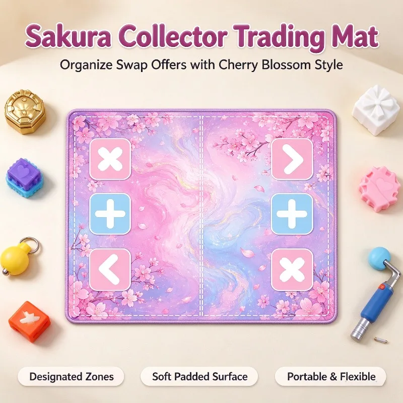 Trading table pad, easy to clean surface, with anti-slip base and wear-resistant design, multi-functional tabletop, suitable