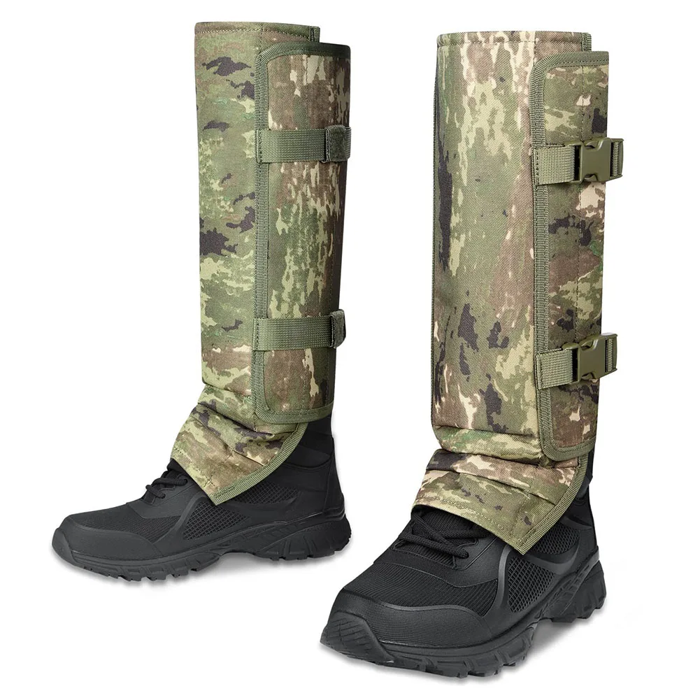 Outdoor Hiking Gaiters For Men Women, Waterproof Snake Guard Leg Protectors With Adjustable Buckles For Hunting Camping