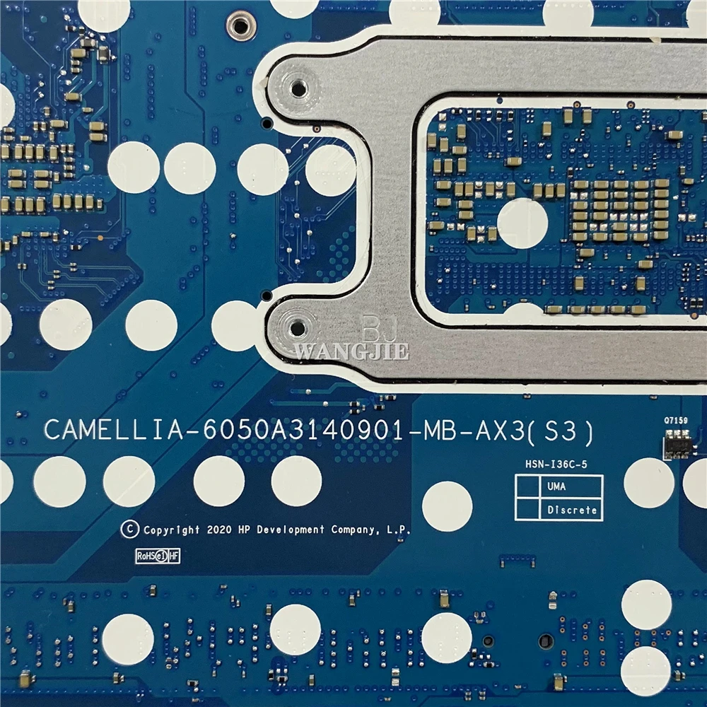 Laptopmoederbord 6050A 3140901   Voor HP ZFirefly15 850 G7 Met SRGKY I5-10210U CPU 100% Volledig Getest