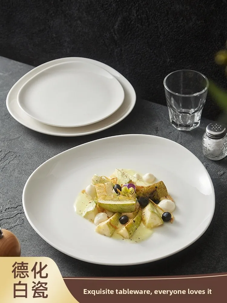 assiette-en-porcelaine-blanche-pour-usage-domestique-plateau-a-fruits-et-assiette-de-presentation-elegante-pour-diner-occidental