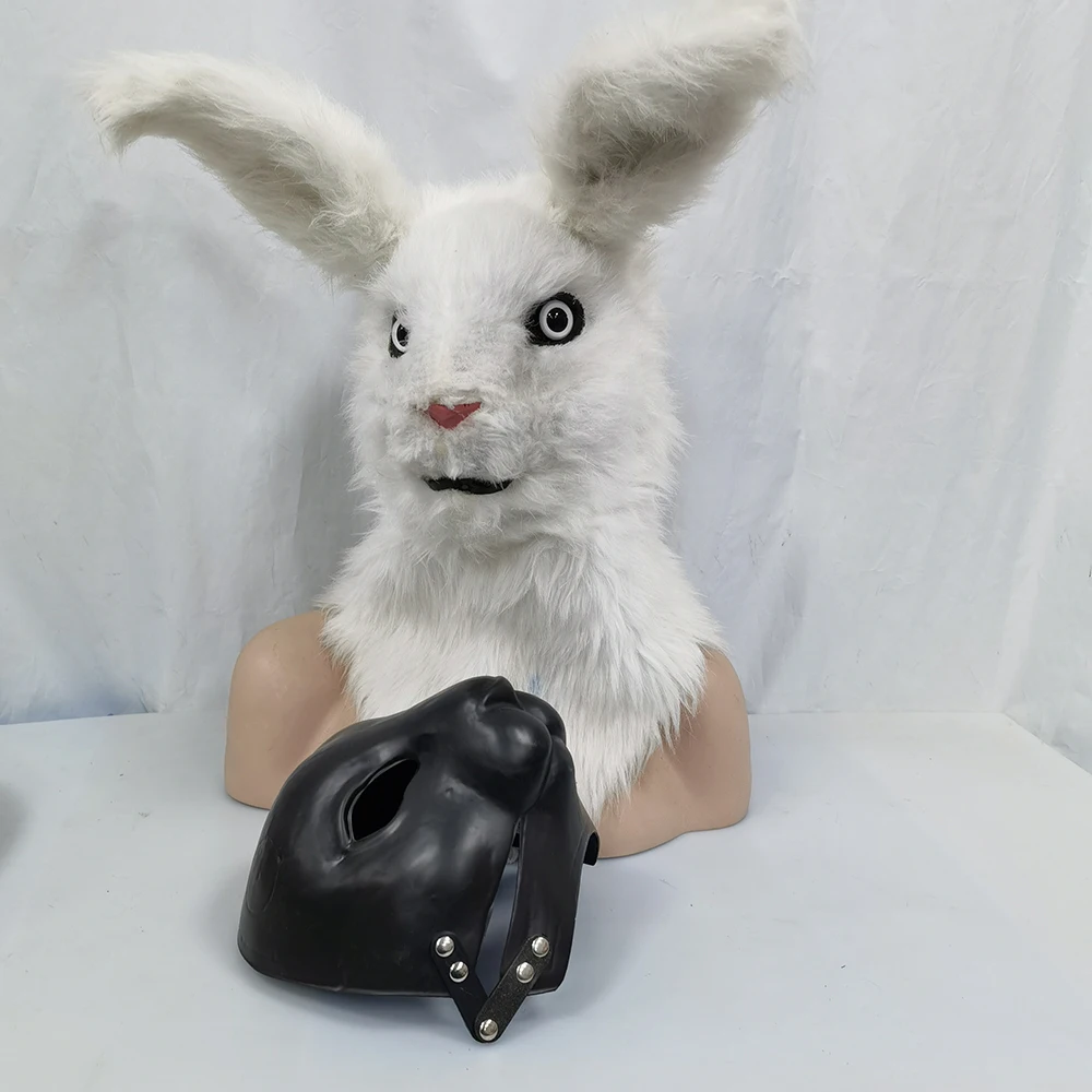 DIY Animal Moving Mouth Blank Mask Mold DIY handmade Rabbit mold Set Package Make Your Own Halloween Prop