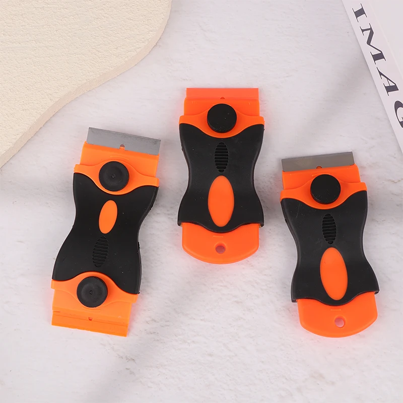 HUA Nail Art Stamping แผ่นเหล็ก Scraper รูปแบบที่ชัดเจนที่ถอดออกได้ทําความสะอาดพลั่วกาวสติกเกอร์เครื่องมือสําหรับเล็บอุปกรณ์เสริม