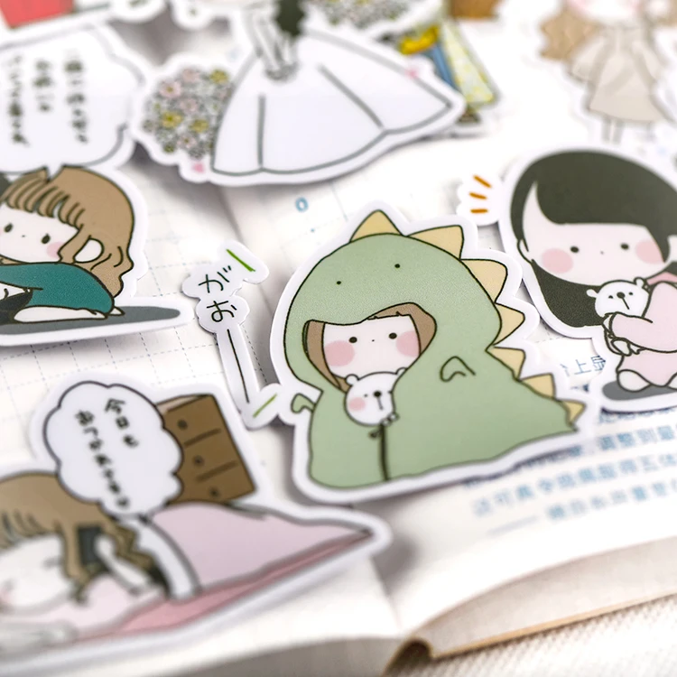 

25 шт. милые Стикеры для девочек, стикеры для рукоделия и скрапбукинга, детские игрушки, наклейки, DIY канцелярские принадлежности