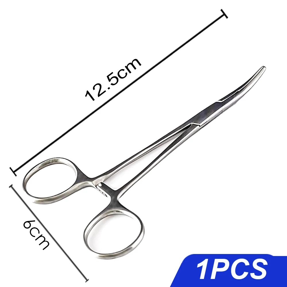 1-2 Stuks Vissen Tang Haak Extractor Gebogen Rechte Vis Controle Onthaken Apparatuur Remover Gebogen Tip Slicer Chirurgische clips