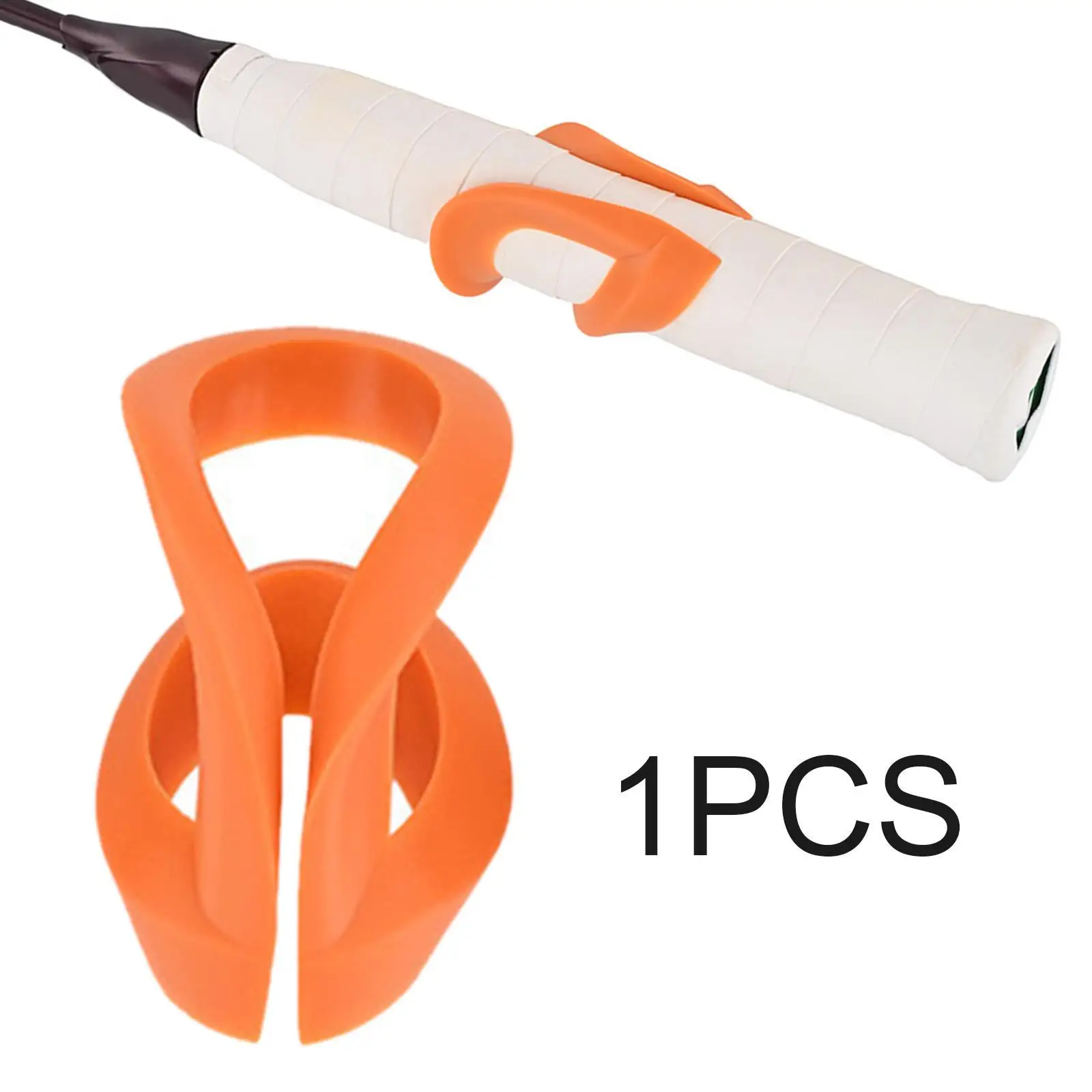 

Tennis Grip Aid Lightweight Easy to Install Training Equipment for Beginner Tennis Enthusiast Badminton Outdoor Activities