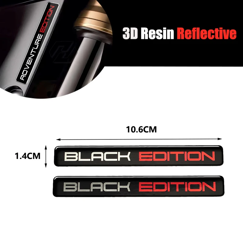 

3D 2 шт., черная наклейка на бак мотоцикла, чехол для Kawasaki Honda BMW Suzuki Aprilia, наклейка на мотоцикл, наклейки