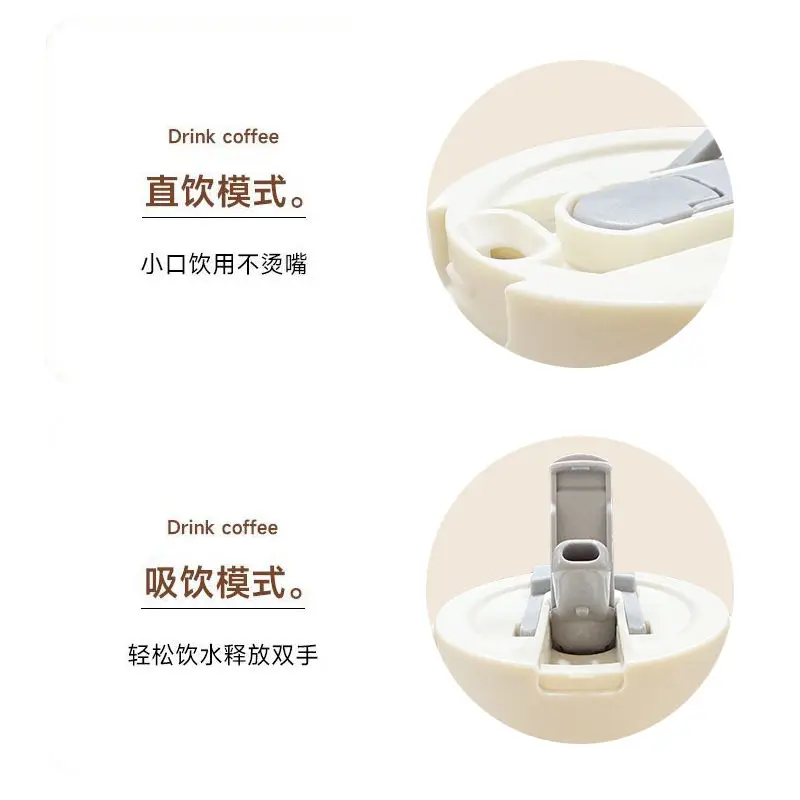 كوب ترمس محمول وسيم كرتوني من مارفل سبايدرمان، كوب ترمس من الفولاذ المقاوم للصدأ إبداعي بسعة كبيرة، هدية كوب من القش للزوجين