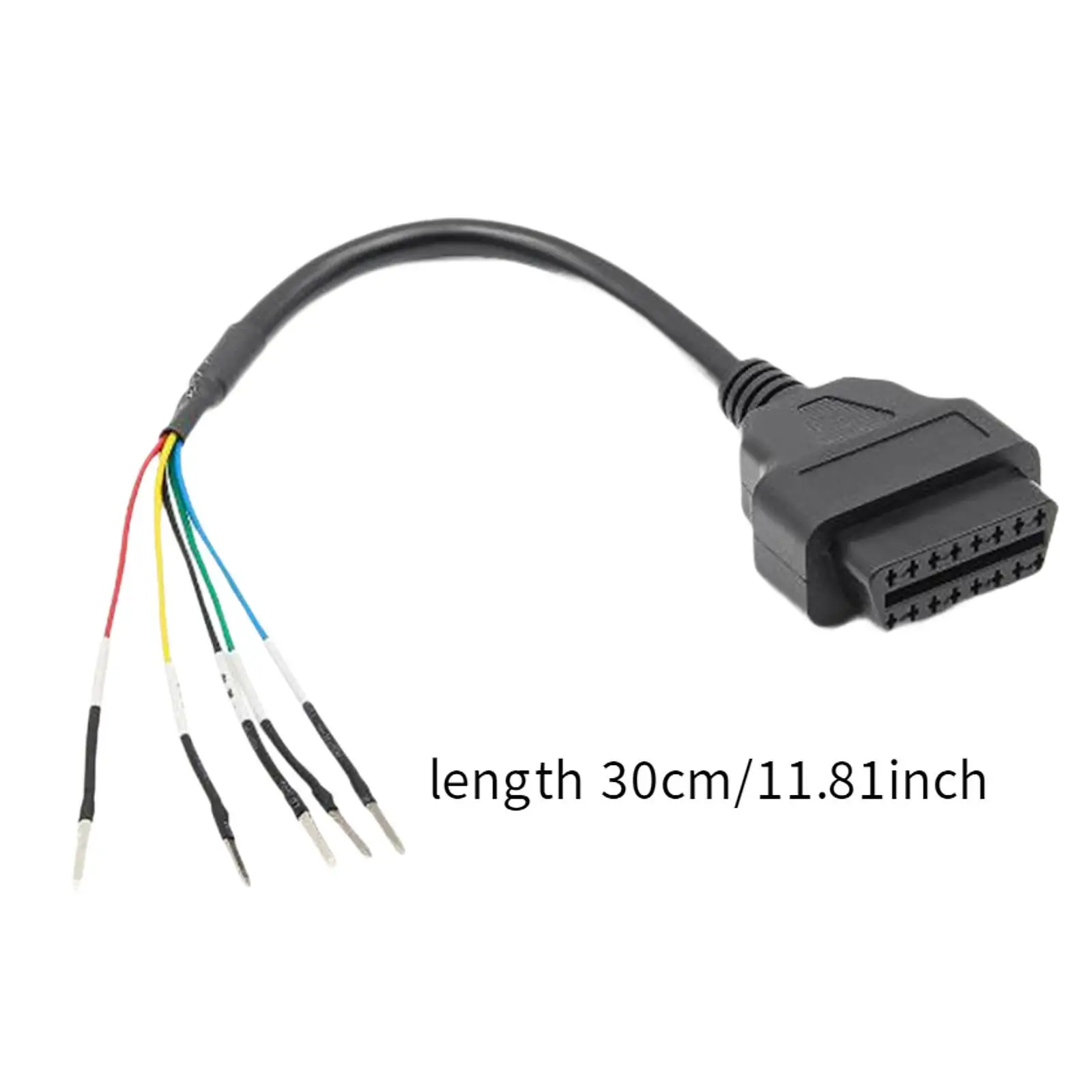 

Разъем OBDII (гнездо), 16-контактный штекер OBD, OBD2 (гнездо) K-Line/Can-Line для мотоциклов, автомобилей, грузовиков, для технического обслуживания