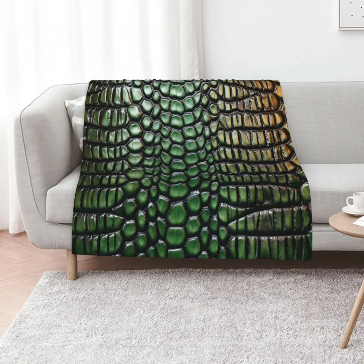 Alligator Skin Throw Blanket Warm For Sofa Thin Bed Polar blankets ands heavy to sleep Blankets