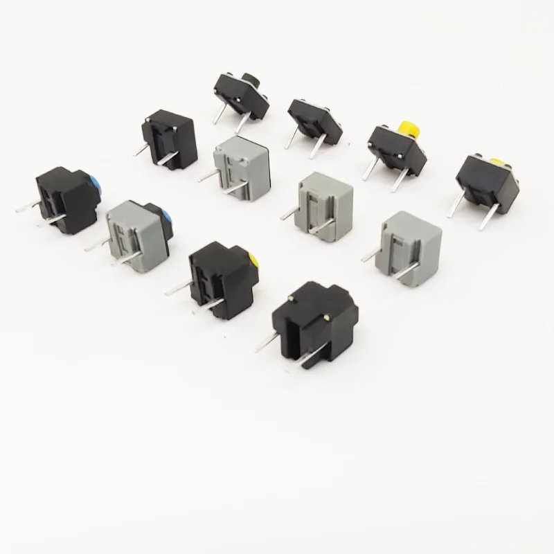 10PCS 6*6*3.5mm/3.8mm/4.3mm/5.0mm/5.5mm/5.7mm/7.3mm  Silent Switch Button Micro Switch