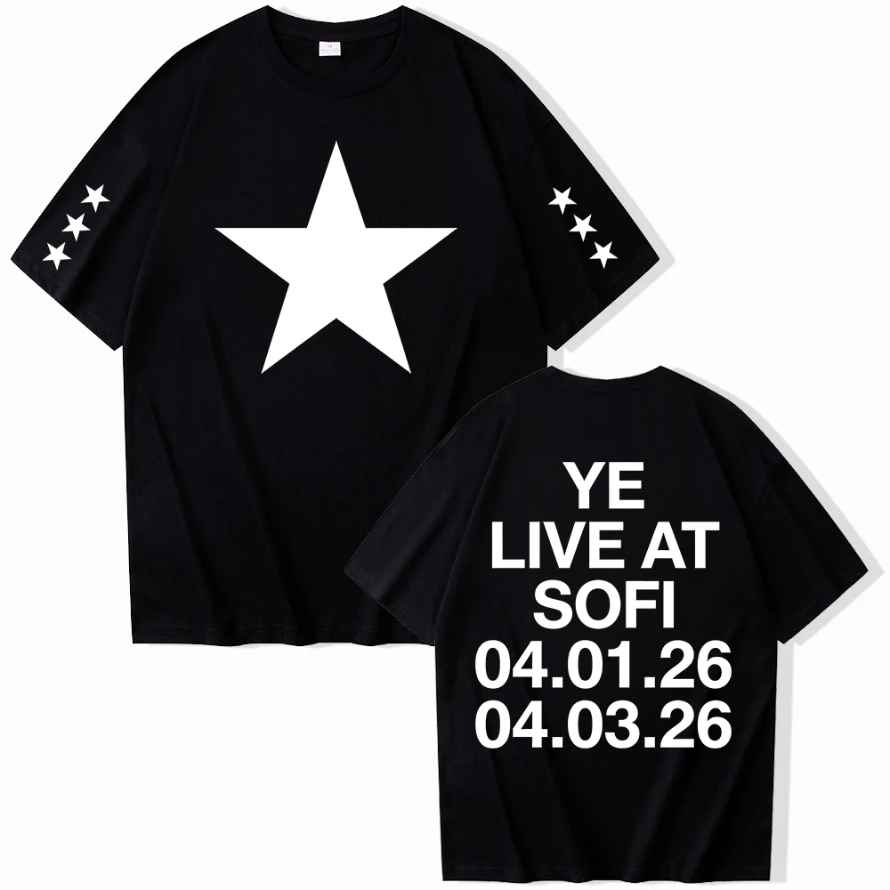 Kanye West Bully Ye Album T Shirt Man Woman Harajuku Short Sleeve O-neck Casual Shirt