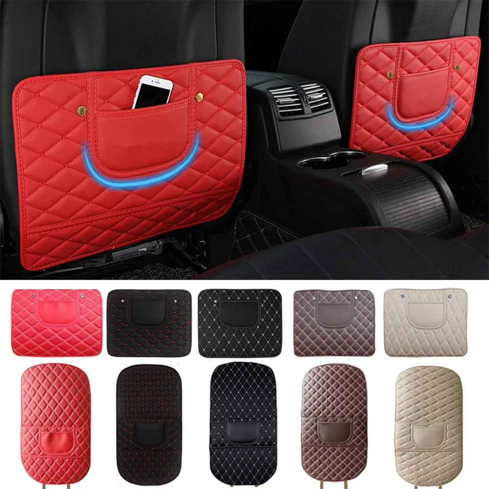 

Car Rear Seat Back Cover Dirty Protection For Mercedes Benz SLK SLC A AMG A45 AMG C AMG C63 AMG E AMG E55 AMG GT AMG Kick Mat