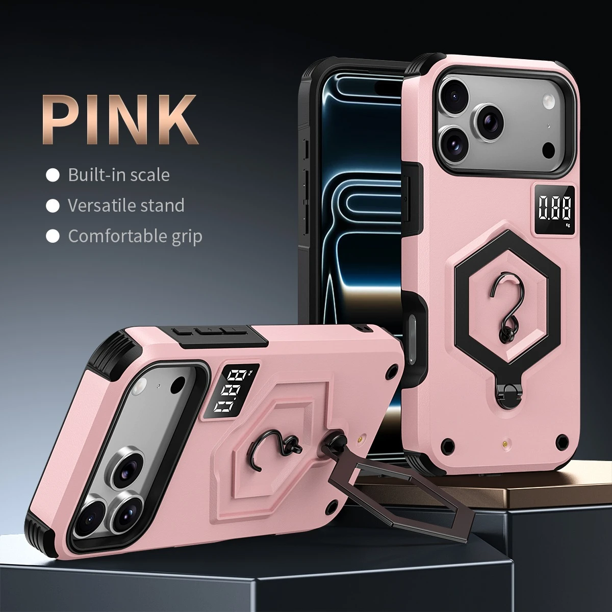 

Роскошный прочный магнитный чехол для iPhone 17 Pro Max 16 Plus 15 14 13 12 с вращением на 360 градусов, легко регулируемый, тонкий, облегающий