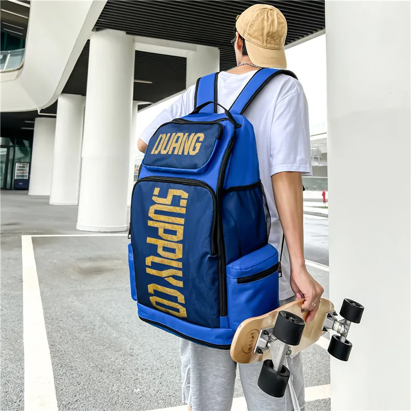 Grand sac à dos de sport pour hommes et femmes, grand sac initié au fitness, sac d\'école japonais avec compartiment à chaussures pour ordinateur