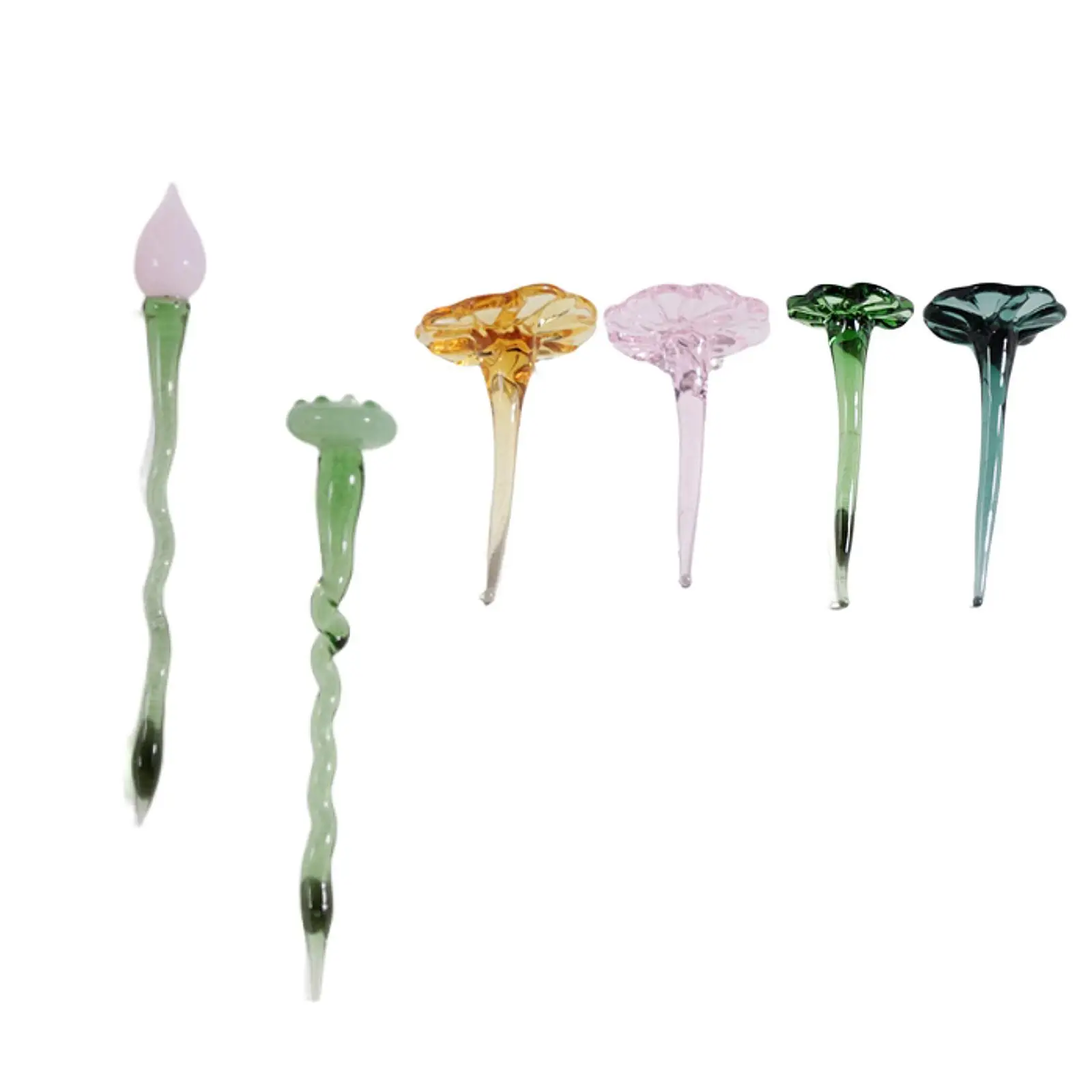 

Mini Glass Flower Miniature Home Decor Gifts for Anniversary Room Spring