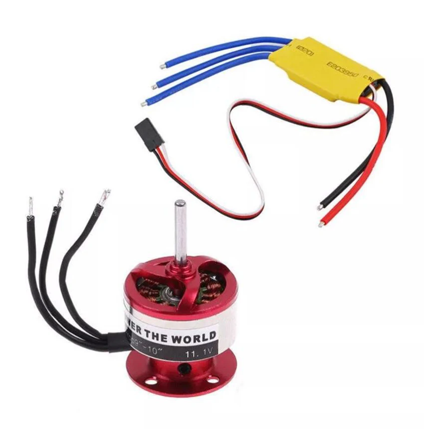 EMAX CF2812 KV1534 Brushless Motor with prop protector +30A XXD ESC RC Model Airplane