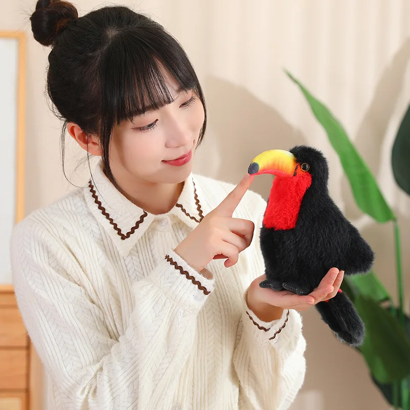 20/30cm Simulation Toco Toucan Plush Toys Cute Ramphastos Toco Stuffed Animated Bird Doll Cute Home Decoration Gifts