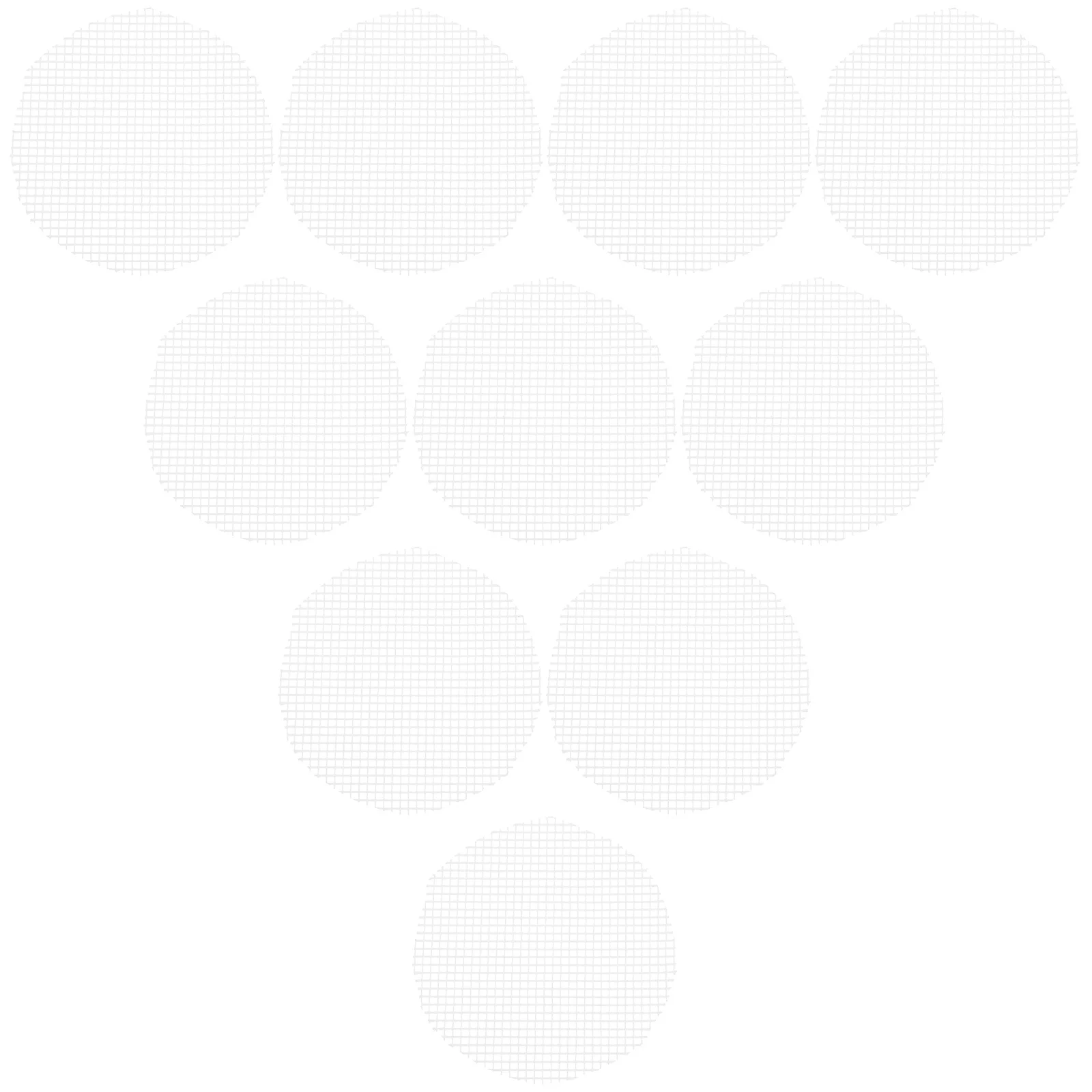 

20Pcs Drainage Pad for Plant Pots Round Mesh Screen Prevents Soil Loss Dense Grid Bonsai Flower Pot Bottom Insert Anti-Slip