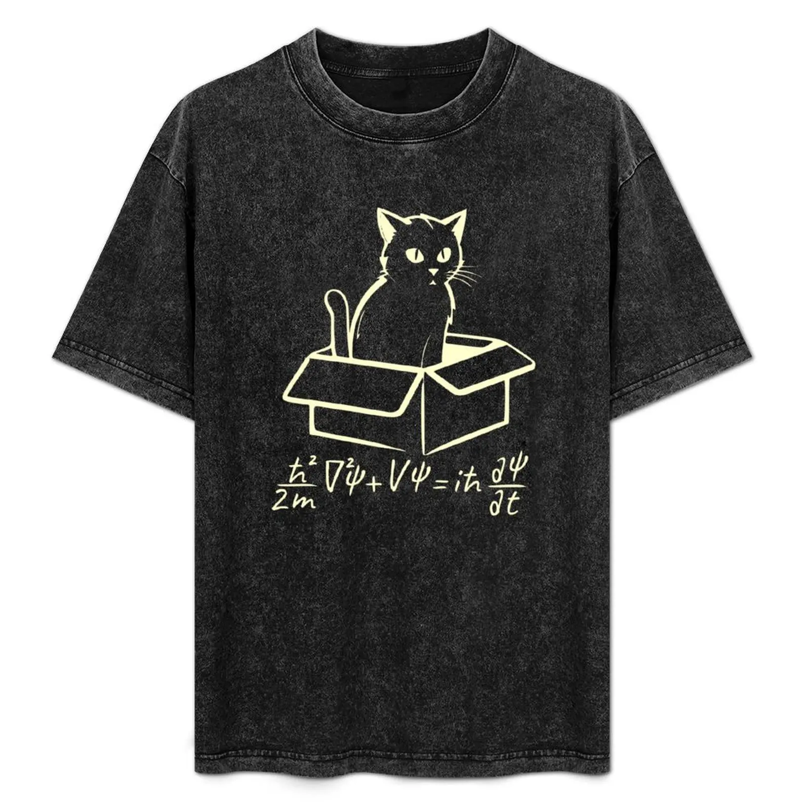 Schr?dinger equation T-Shirt Work Utility Short Sleeve Shirt