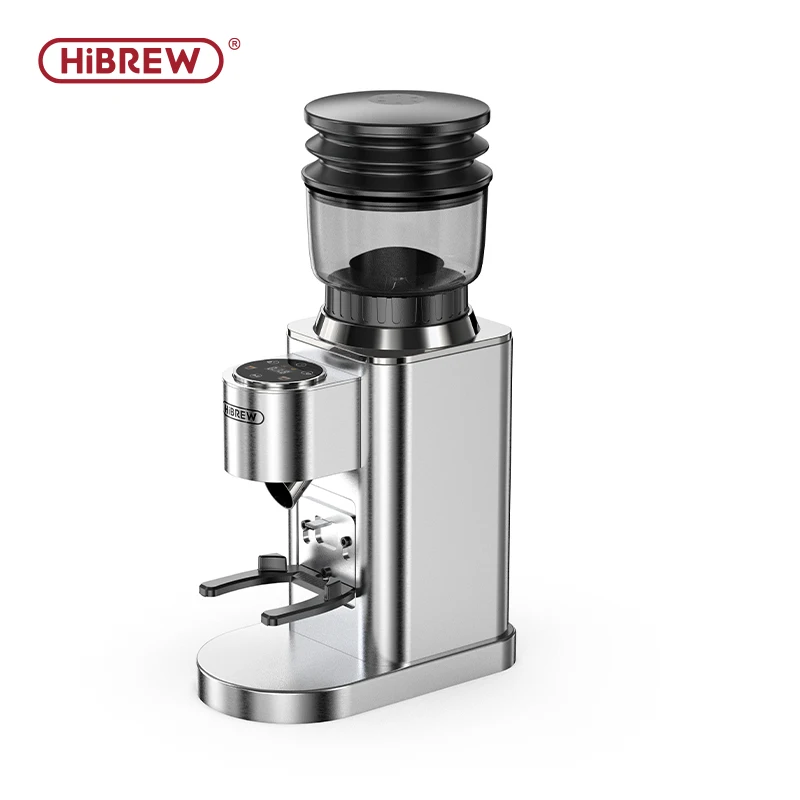 HiBREW Automatische koffiemolen Elektrische koffiemolen met 48 versnellingen voor espresso Amerikaanse koffie Giet over visuele bonenopslag G7