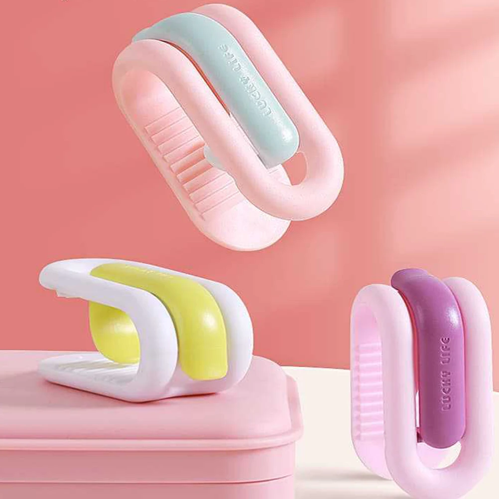 6 szt. Tęczowych Klipsów do Prześcieradeł - Bezpieczne Klipsy do Kołdry Bez Igły, Niewidoczne Uchwyty do Materaca do Poszwy na Kołdrę i Kocyka, Mocny Chwyt ​