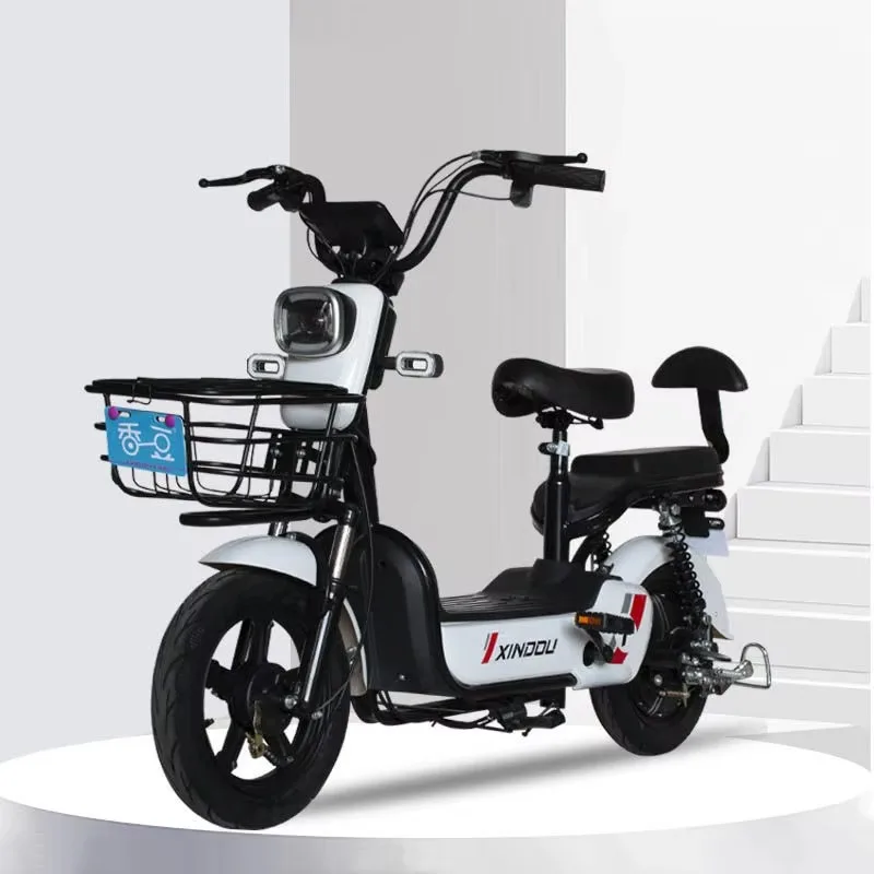 

2025 New Style Hot Sale 14 Inch Woman 2 Seats Bicycle Electric Lithium Battery Lady E Bike Electric Bicycle Electric Moped