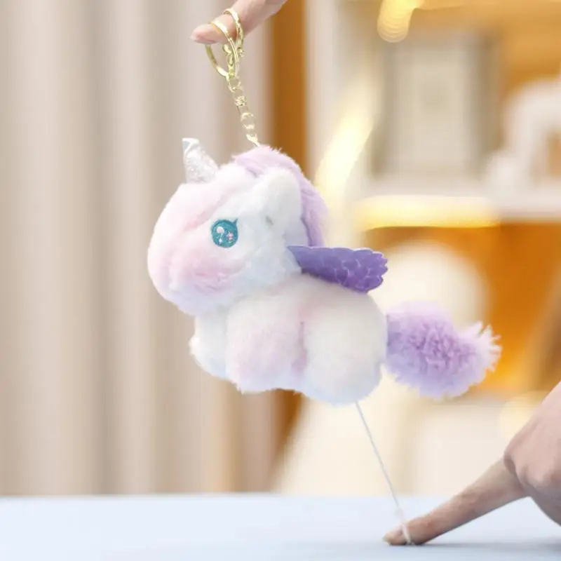 adoravel-brinquedo-de-pelucia-unicornio-com-cauda-que-balanca-presente-para-criancas-pequeno-ornamento-suspenso-fofo-e-macio-algodao-pp-unissex-universal