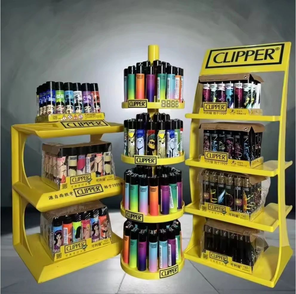 

CLIPPER Grinding Wheel Original Butane Gas Lighter Interesting Personality Pattern Refillable Lighters Use Collection 24 pieces